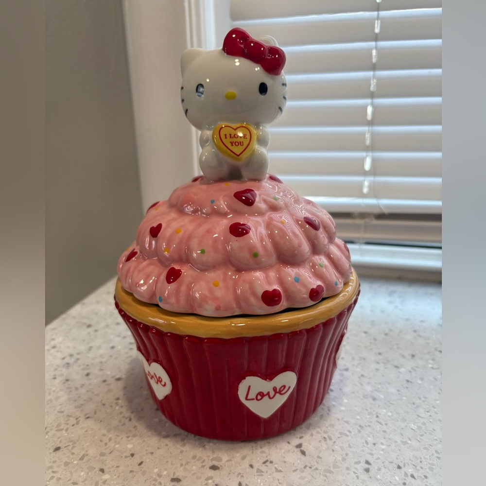 Blue Sky Ceramic Hello Kitty Candy Dish- Valentines